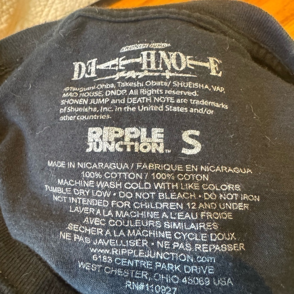 Death Note Ripple Junction Tee - Picture 2 of 3